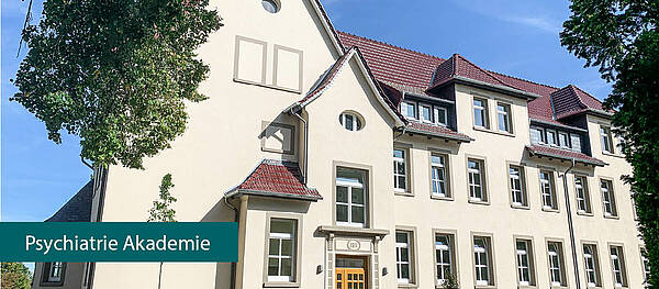 Gebäude der Psychiatrie Akademie Außenansicht Psychiatrie Akademie